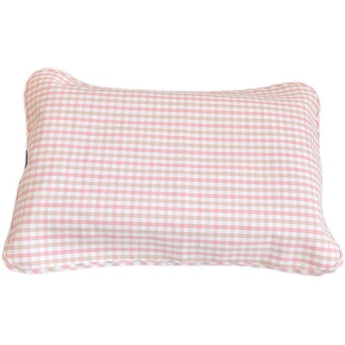Baby Ramie Pillow Cover Newborn Children Summer Bamboo Fiber Kindergarten Baby Strap Can Fix Pillow Cover Adult