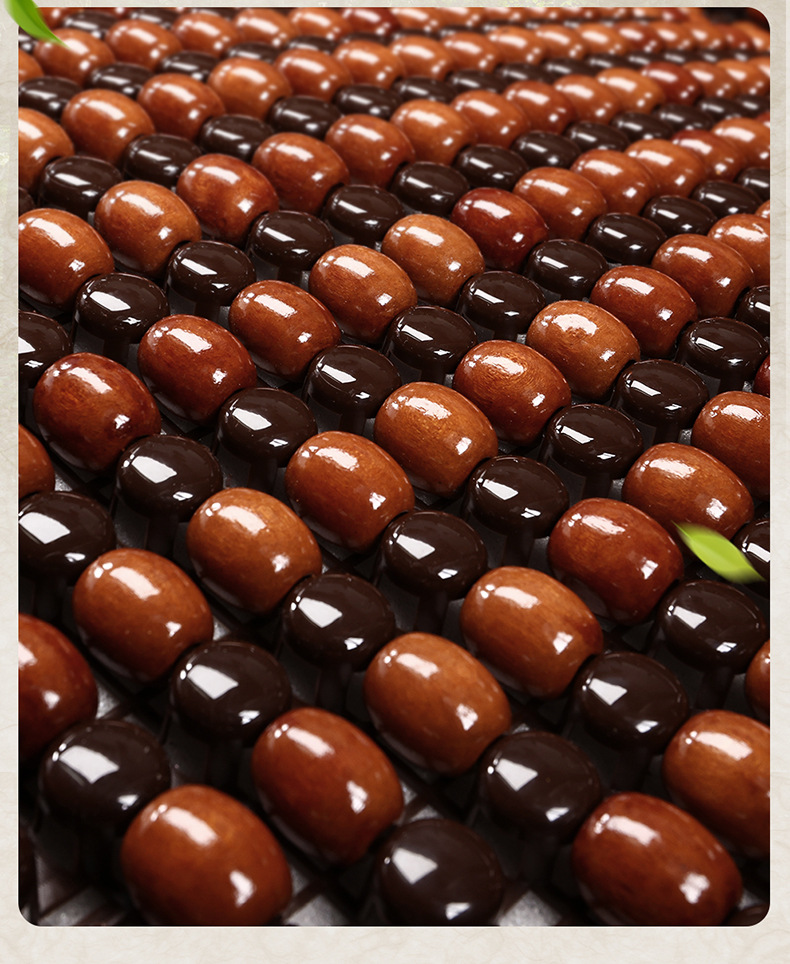 Wooden bead cushion wholesale waist back cushion fashion summer color matching universal non-slip heat dissipation ventilation breathable car cool mat