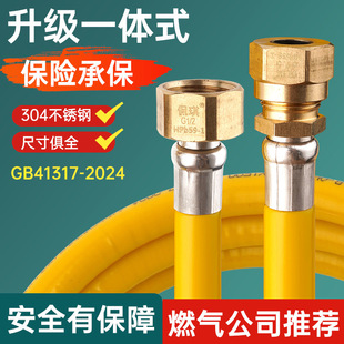 Natural gas gas pipe stainless steel bellows gas stove pipe special household explosion-proof gas pipe metal hose