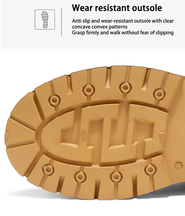 Women's Chunky Platform Work Boots Yellow & Pink Ankle Boots_voghion.com