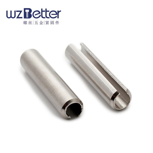 304 stainless steel cylindrical elastic pin positioning pin open hollow pin spring pin spring pin GB879 M3-M10
