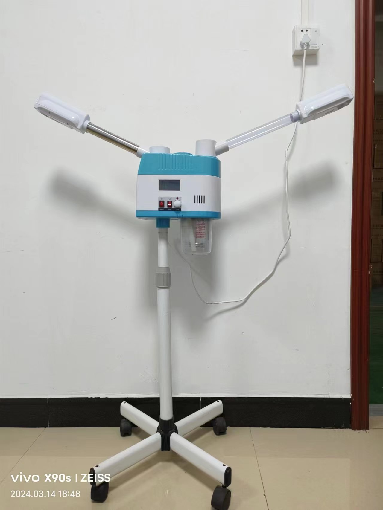 블루 더블 튜브 차갑고 뜨거운 스프레이