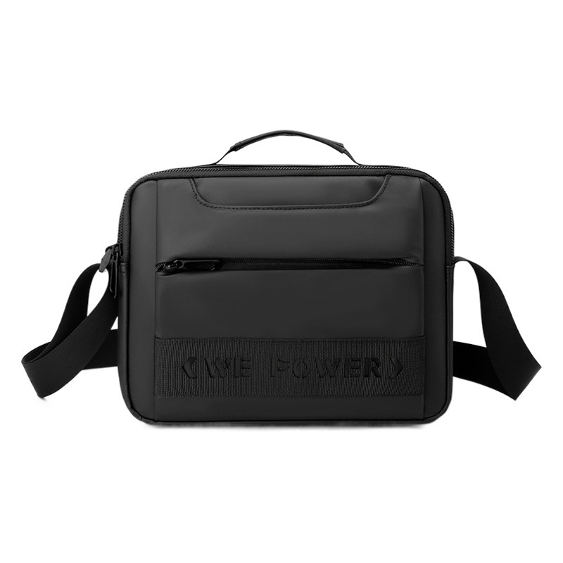 Wepower nuevos hombres de moda impermeable pecho bolsa simple elegante portátil hombro mensajero bolsa