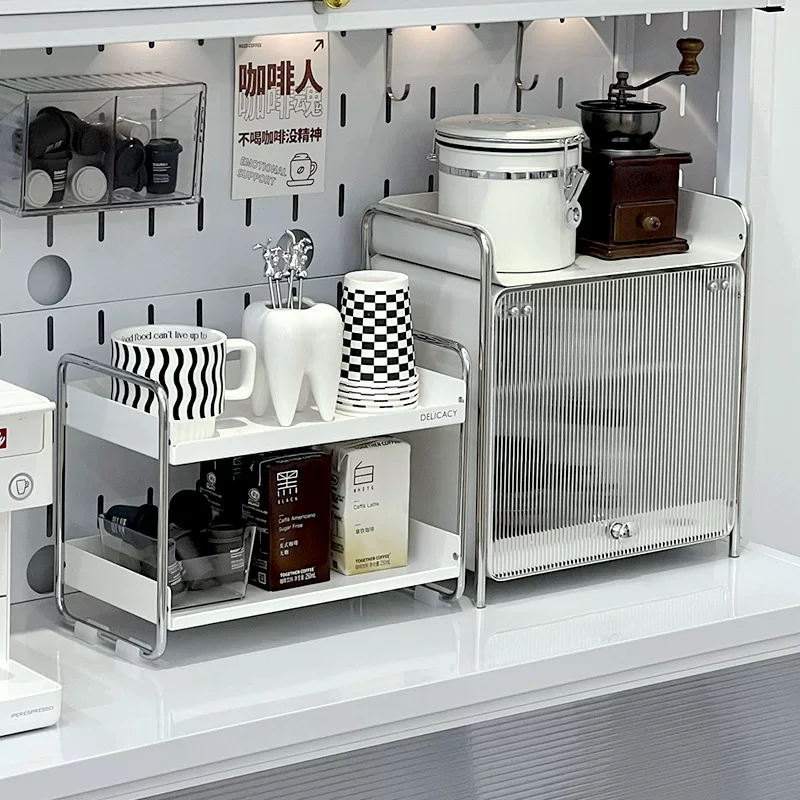 Coffee glass holder, storage system, tea cup, high-quality style