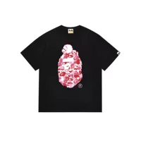 Футболка с коротким рукавом, 260 г, принт акула-человеческая голова, цвета S–XXL