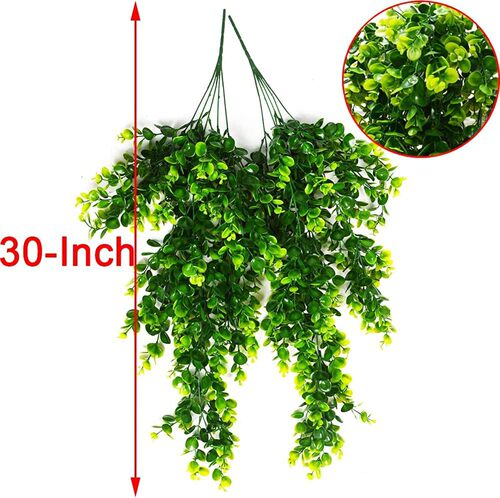Cross-border artificial rattan Euonymus wall hanging simulated green plant fake hanging plant vines home outdoor decoration flowers