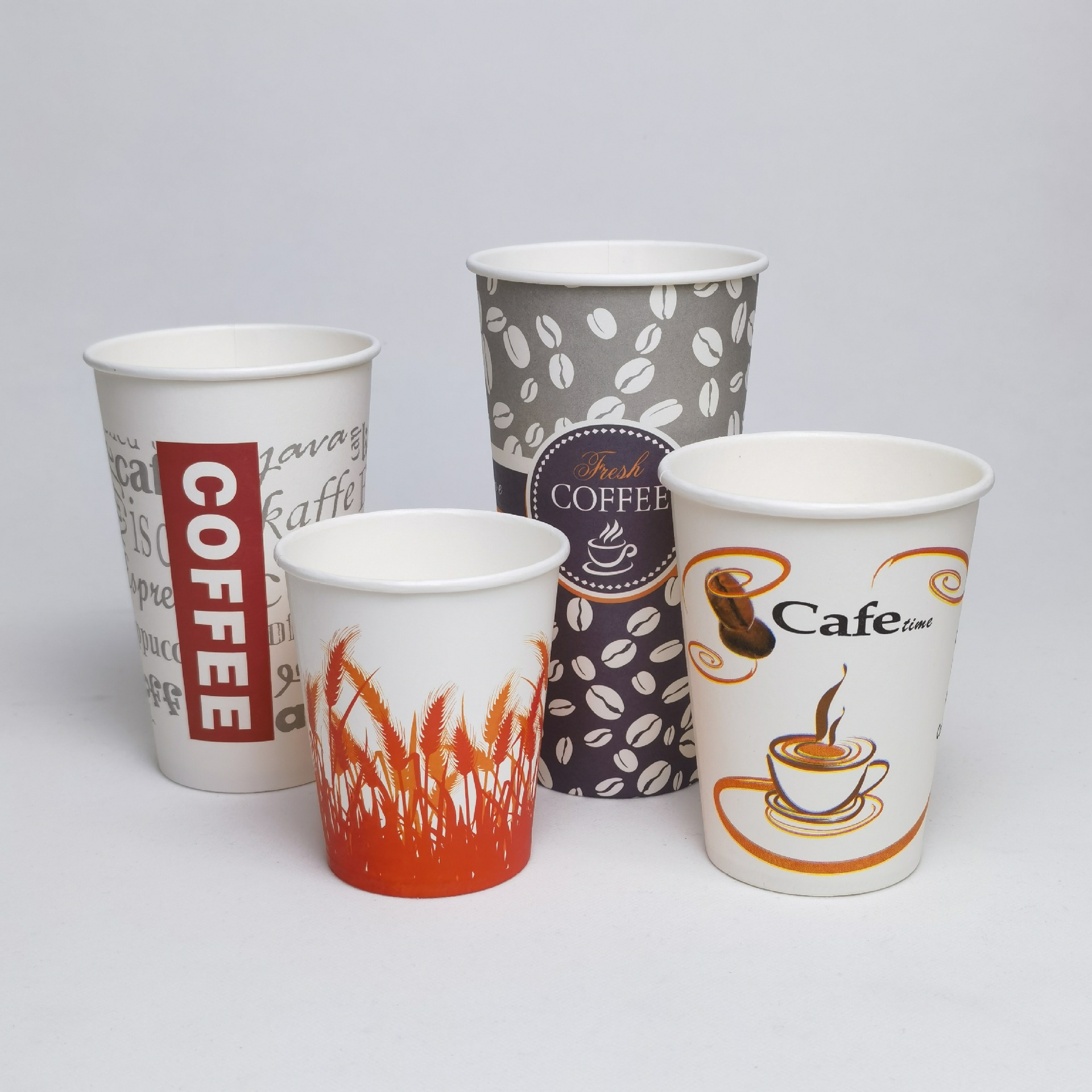 Taza de papel de café gruesa desechable personalizada, evento de bienvenida de restaurante de alta gama, leche de soja, té con leche, taza gruesa para beber fría y caliente