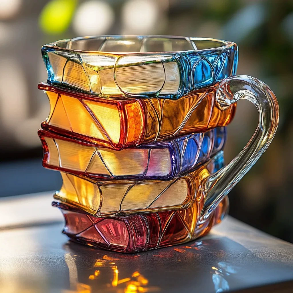 Новые образцы онлайн-товаров: расписная кружка-кофейник Painted Book Mug