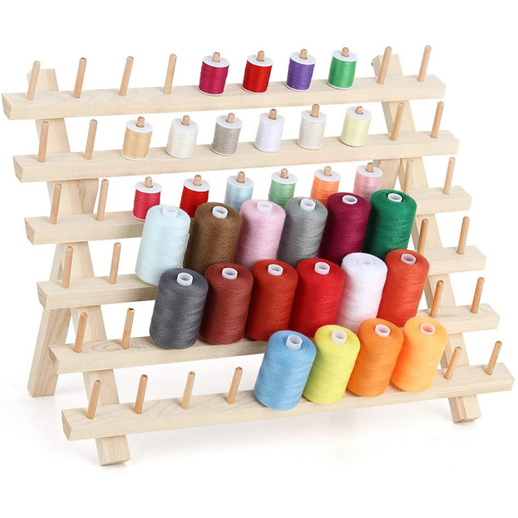 Solid Wood Storage Rack, Wig Rack, Pine Wood Foldable Spool Rack, Wooden Sewing Thread and Leather Thread Storage Rack, Spool Rack Solid Wood Storage Rack, Wig Rack, Pine Wood Foldable Spool Rack, Wooden Sewing Thread and Leather Thread Storage Rack, Spool Rack