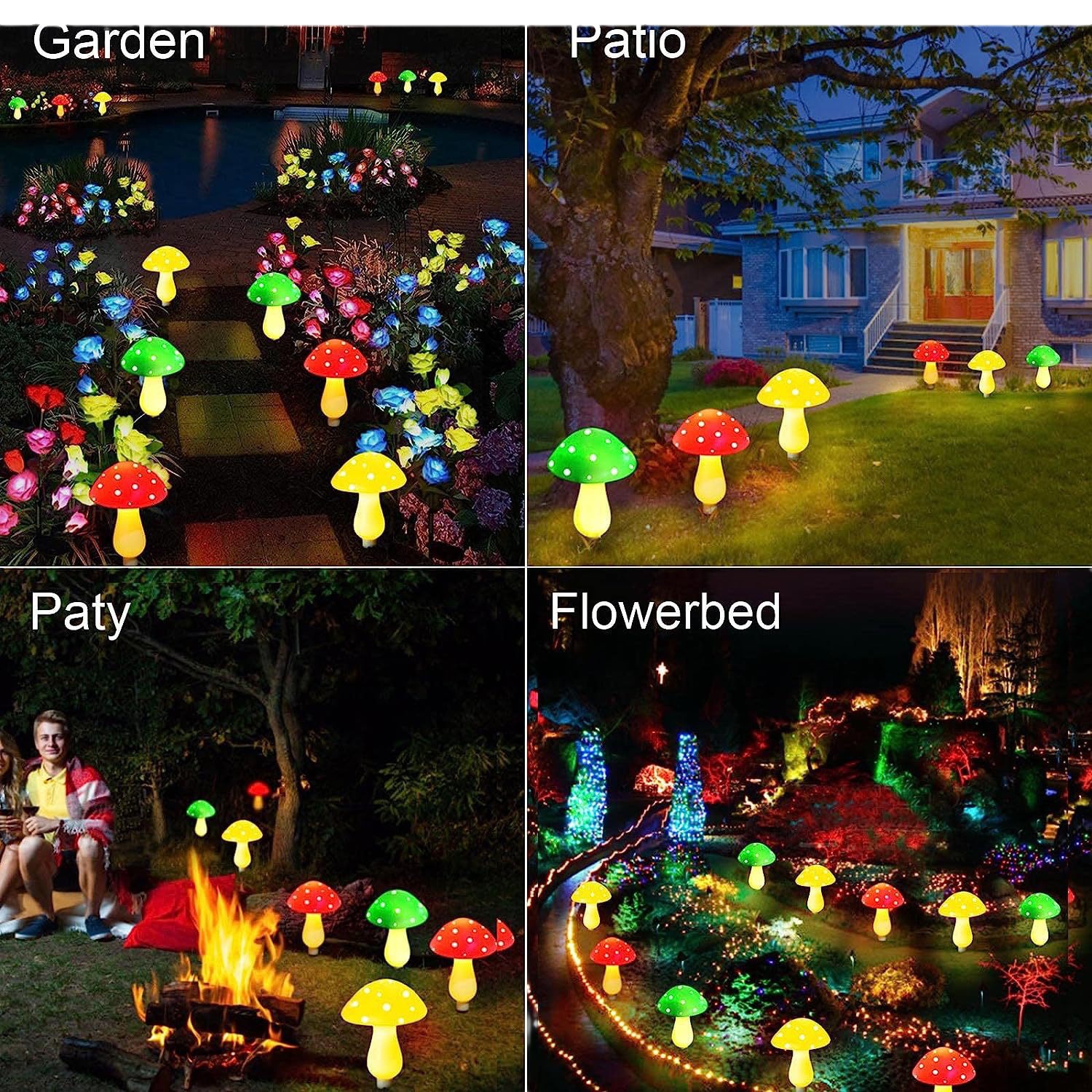 Nuevo popular seta lámpara impermeable al aire libre jardín lámpara Villa jardín pequeño patio decoración atmósfera pequeña lámpara de césped