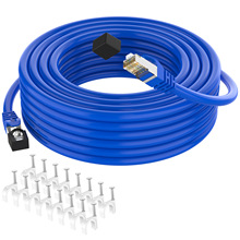 源头工厂生产批发 CAT6 UTP 23AWG CCA过测试成品网线 JR45金属头