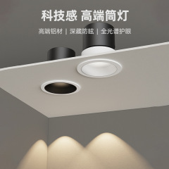 全光谱射灯嵌入式LED深杯防眩可调角度小山丘高亮射灯客厅无主灯