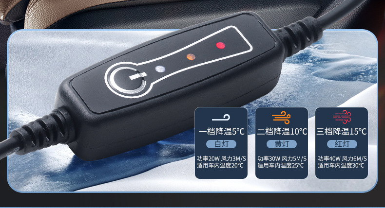 Car Hair Dryer Waist Support Summer Ventilation Driver Cushion Office Waist Support Backrest Cushion Support Waist Support Artifact
