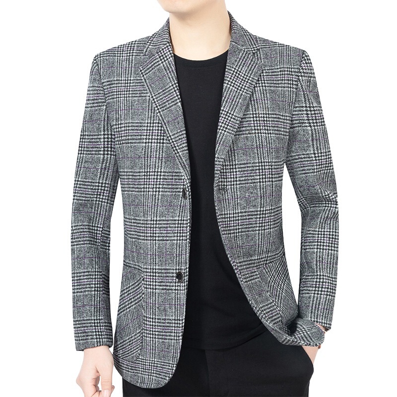 Clearance: Autumn New Men's Suit Jacket, Middle-Aged Casual Top, Spring and Autumn Dad's Casual Suit Jacket