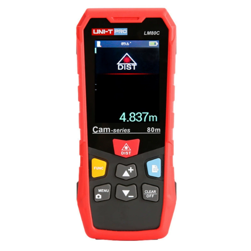 UNI-T Ulide LM80C/LM120C/LM200C лазерный дальномер высокой точности цветной экран камеры электронная линейка