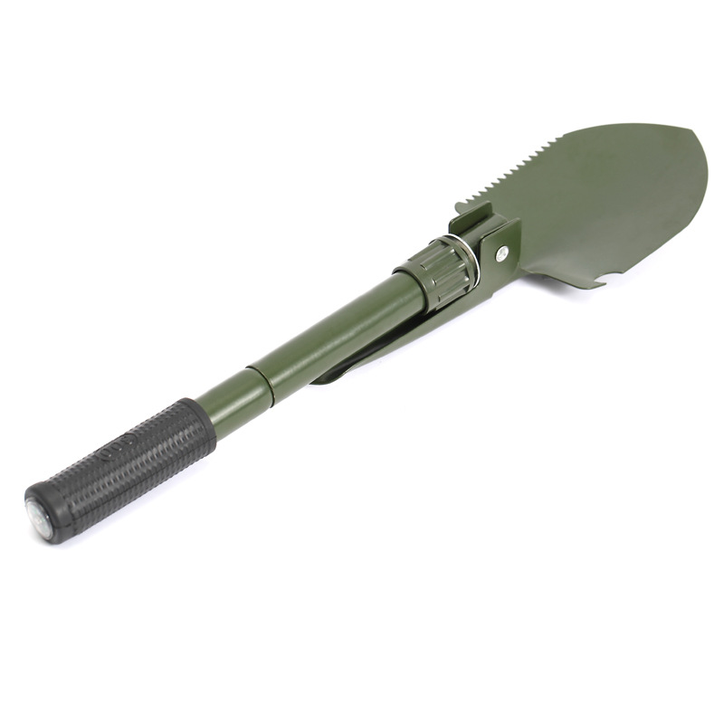 Transfronterizo nuevo medio táctico equipo al aire libre de acero de manganeso pala multifuncional plegable pala militar