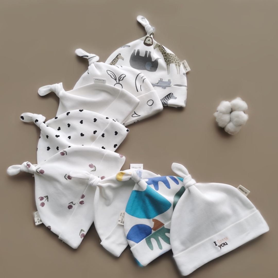 Cotton cartoon children's genuine baby cap