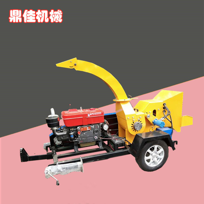 Orchard Tree Shredder Mobile Tree Crusher Garden Greening Shredder Factory Direct Sale