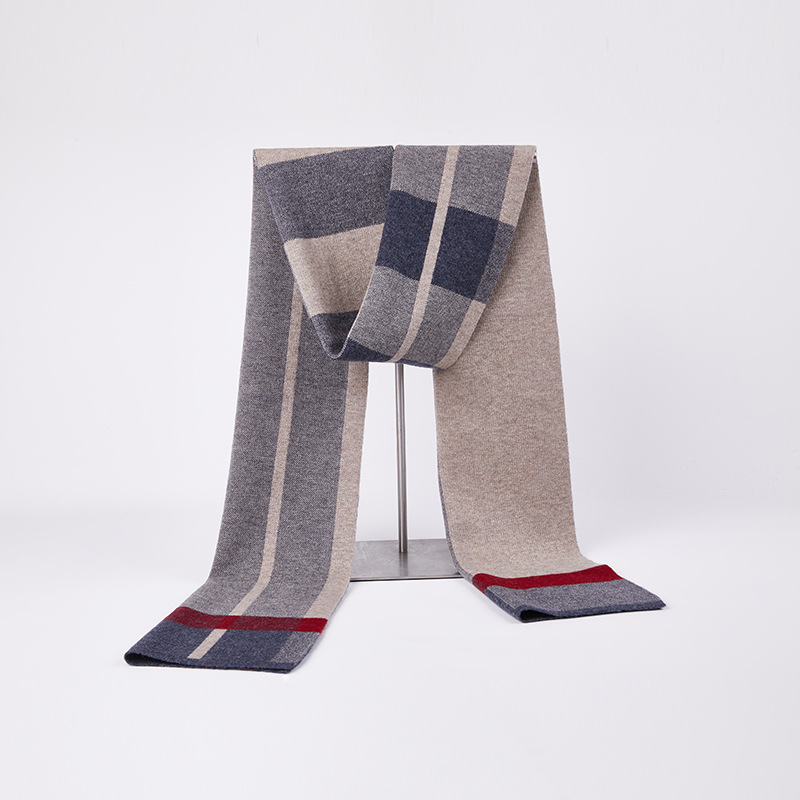 Quality demi-season universal warm scarf for men and women