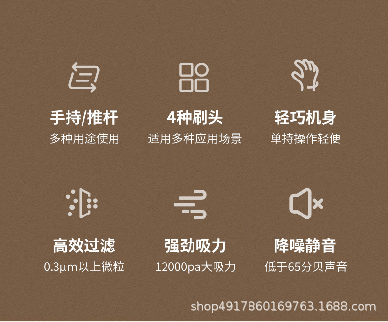 Car Vacuum Cleaner Wireless Household Handheld Vacuum Cleaner Portable Super Suction High Power Pet Hair Suction