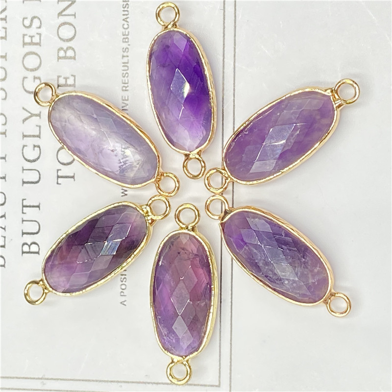2g Weight Pendant Jewelry Making Type Pendant Necklace Classification Gem Material Multicolor Pattern Polishing Design Retro Style White, Purple Color Gem Multicolor Pendant Pendant Necklace 2