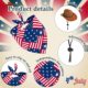 Cross-border New Independent Holiday Pet Triangle Denim Hat suit White Goose Decoration Dog Cat Scarf