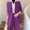 Purple one piece suit