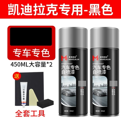 Avtomobil boya qələmləri Special Spray Paint Large Bottle - cadillac-series-black-2-bottles-free-soil-replenishing-tools