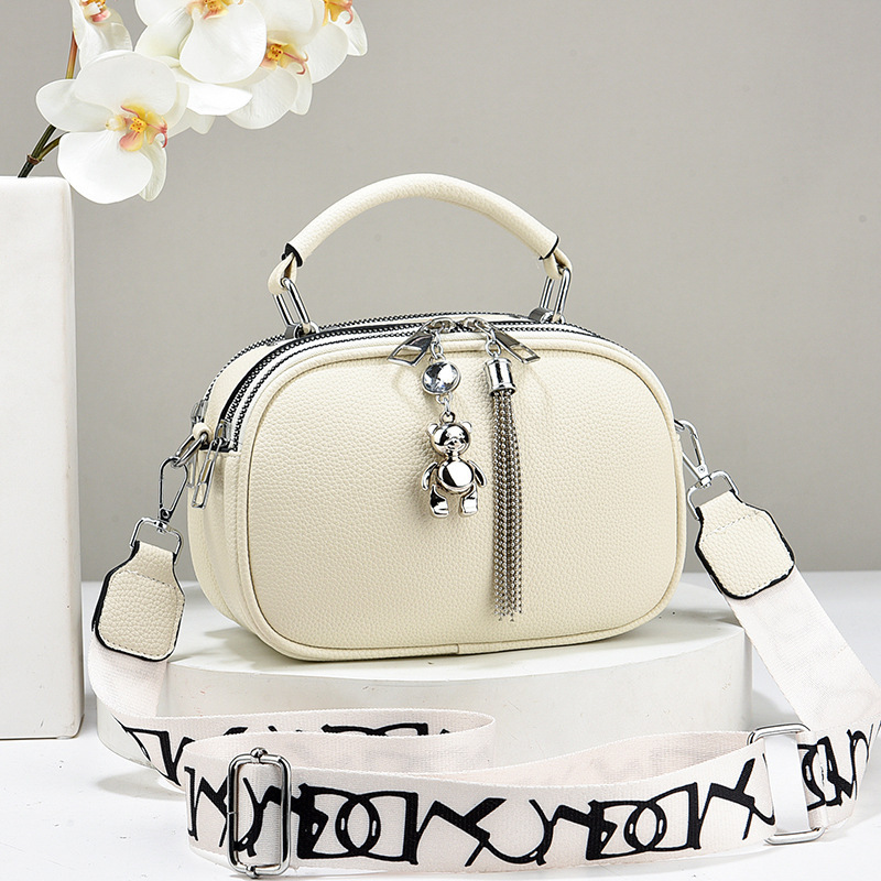 2024 Spring New Small Square Bag Small Round Bag Shoulder Bag Cross-border Hot Selling Handbag Crossbody Bag Large Capacity Collocation