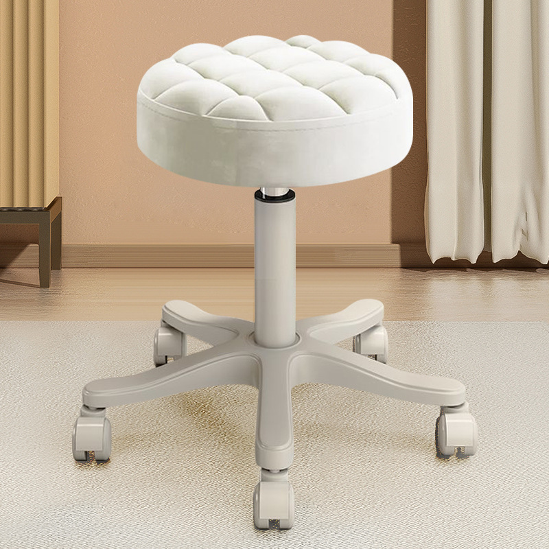 Thickened off-white - thick white legs - export anti-slip white wheels