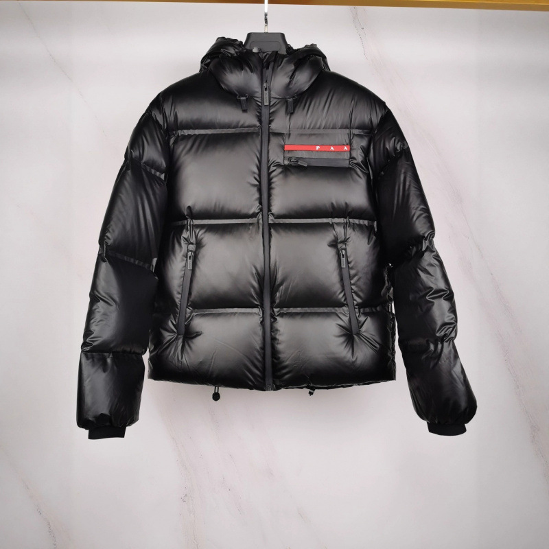 High-end P-brand down jacket, warm and hooded, fashionable casual coat, exclusive in-stock, autumn/winter 2025, unisex High-end P-brand down jacket, warm and hooded, fashionable casual coat, exclusive in-stock, autumn/winter 2025, unisex