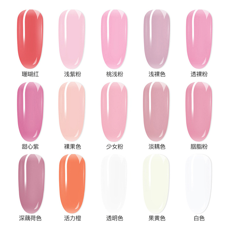 Suministro directo transfronterizo de extensión de uñas pegamento titular sin papel extensión rápida modelo de cristal sin dolor traje de clip de pegamento de cristal