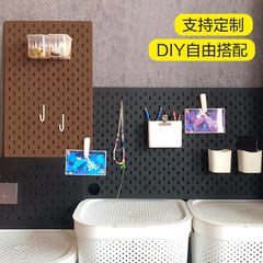 壁展示穴なしステンレス金属穴板部品フックなし棚収納テーブル棚
