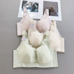 贵妇乳胶棉超薄CD全罩杯大码内衣女大胸显小收副乳聚拢调整型文胸