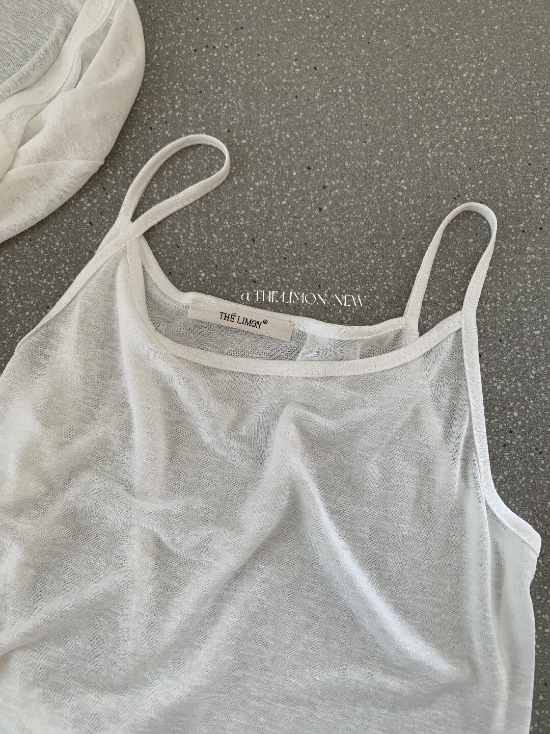 Bộ cardigan len mỏng kèm áo hai dây hai mảnh nữ mùa hè — Xám cacbon, xanh lam, màu hồng, Đậu xanh chi tiết 49