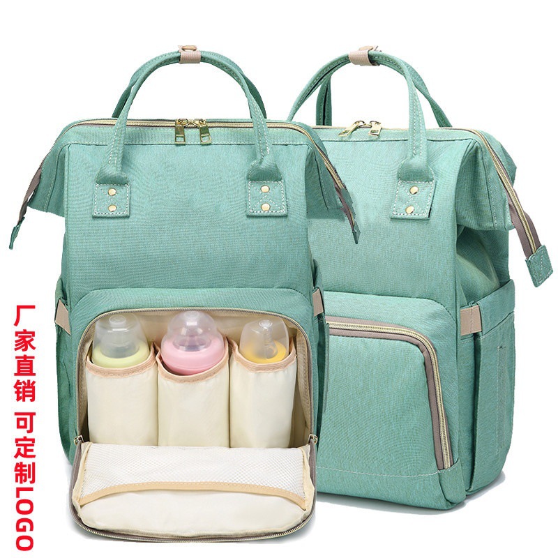 Large-Capacity Travel Backpack for Moms and Dads, Baby Essentials Storage Bag, Trendy Chinese Style