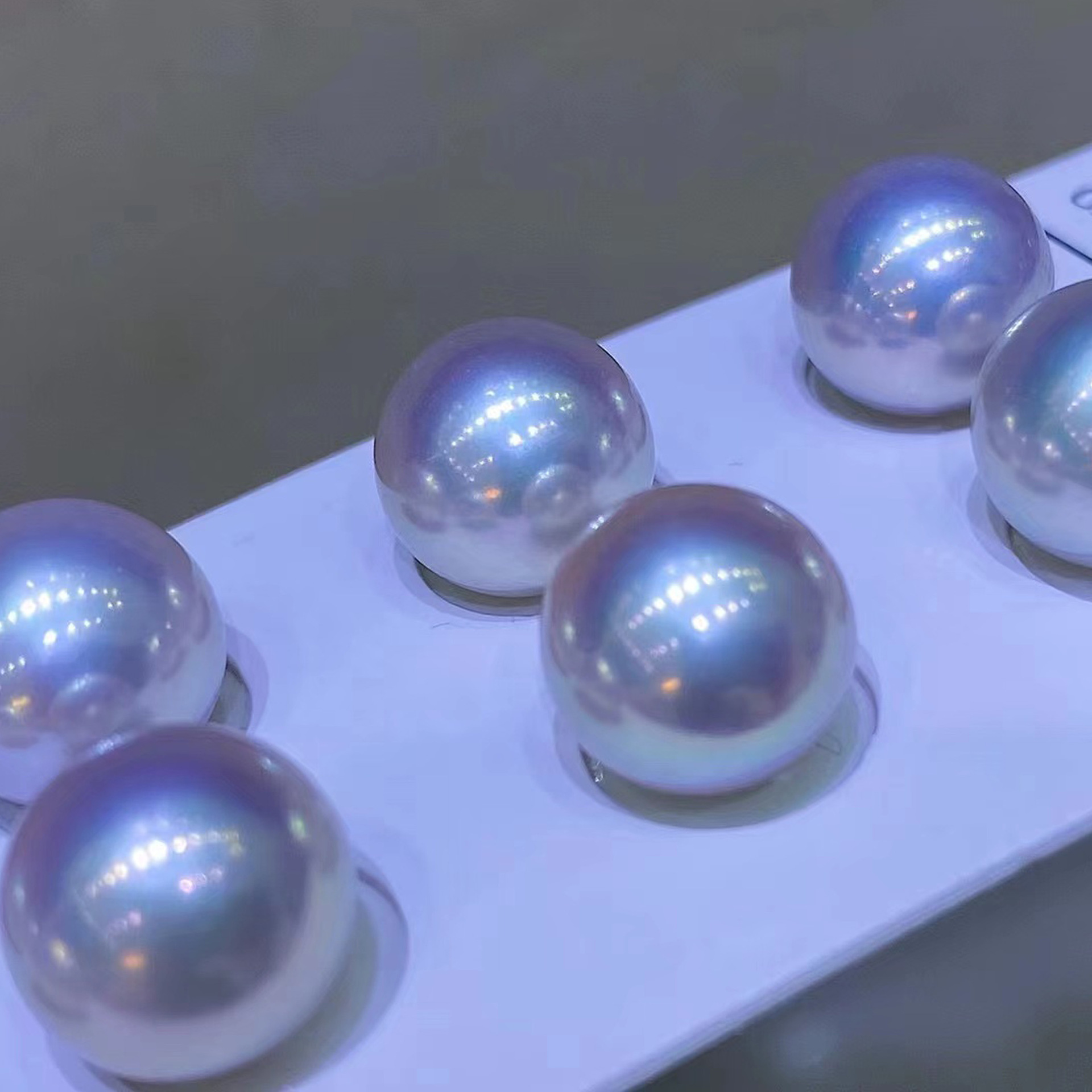 源頭工廠淡水珍珠10-14mm強光愛迪生大白珠媲美海水澳白女散珠DIY