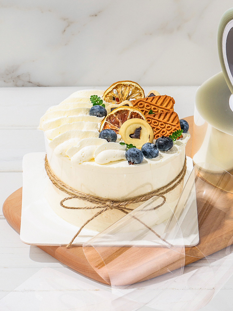 El borde del pastel grueso, el borde transparente, el borde blando, el borde 10 / 8cm de ancho, la decoración del pastel de cumpleaños.