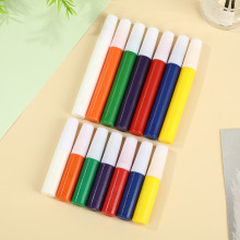 7支装丙烯颜料笔儿童diy彩砂涂鸦绘画笔趣味彩虹点刮画水彩笔批发