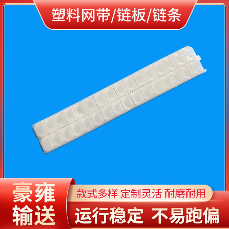 HY50P塑料链条工程塑料平顶输送链 平面输送静音耐腐蚀型链条
