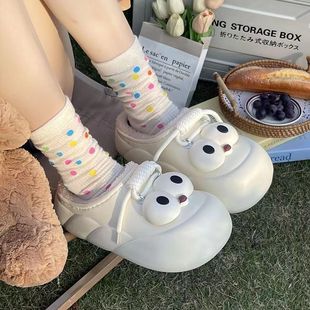 Cotton slippers women's winter waterproof home thick bottom plus velvet bag with student dormitory cute indoor warm cotton shoes wholesale
