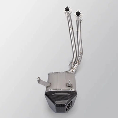 Exhaust pipe exhaust pipes, MT07 front