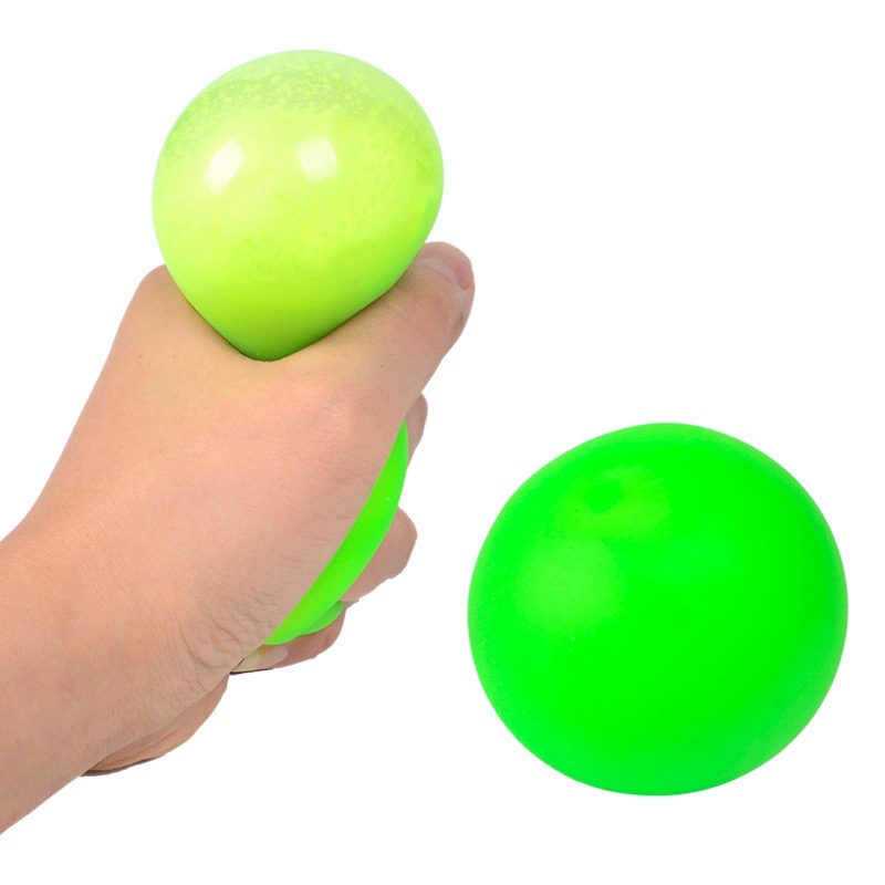 Трансграничные горячие продажи меняющих цвет муки декомпрессионный шарик TPR мягкий клей вентиляционный мучной шарик EVA наполнение замешивание музыкальный экструзионный шар