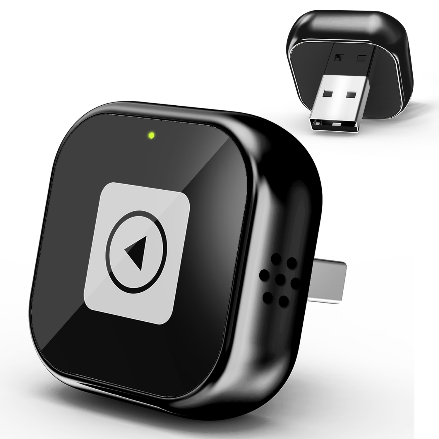 跨境新品有线转无线CarPlay android auto二合一 智能carplay盒子