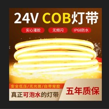 cob硅胶灯带IP68户外防水泳池亮化景观鱼缸氛围 COB可泡水灯带