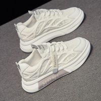 2024 New Inner Elevated Little White Shoes Women's Shoes Versatile Breathable Sports and Casual Board Shoes Summer Thin Mesh Shoes