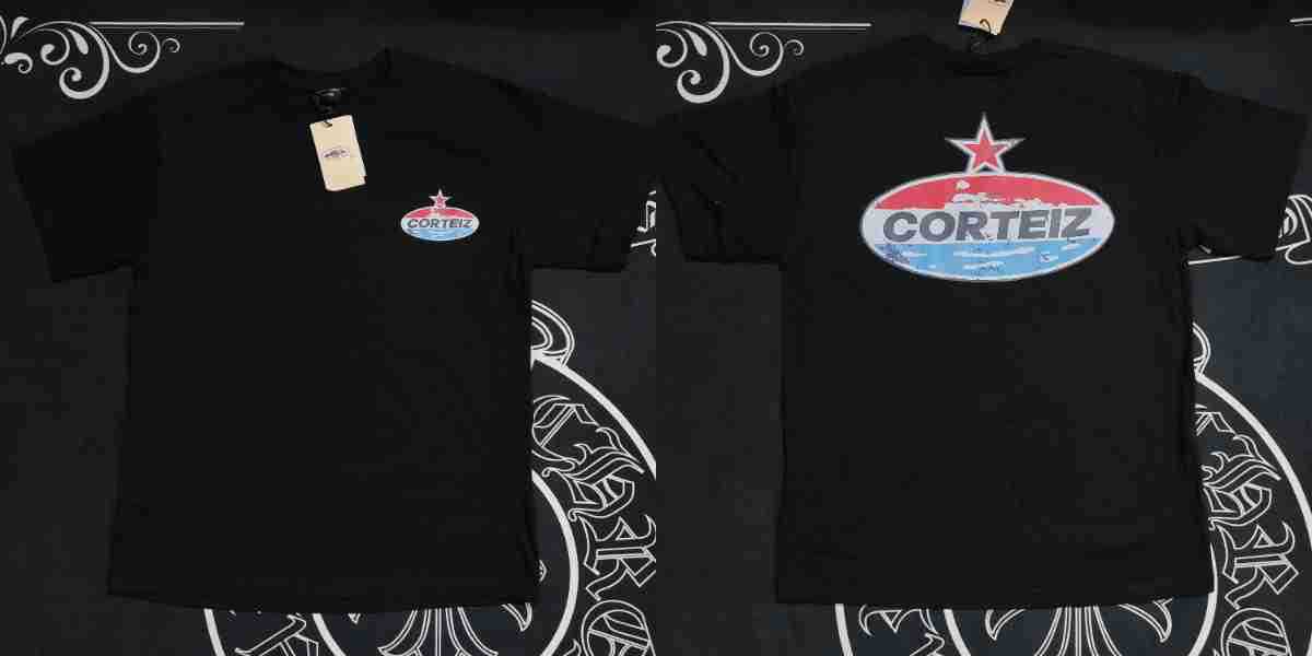 Transfronterizo nuevo corteiz manga corta Devil Island camiseta carta Logo impreso cuello redondo americano casual suelta media manga