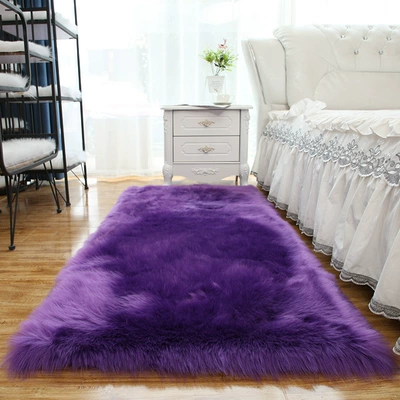 Car Carpet: Bedroom Living Room Sofa - violet-70x120cm