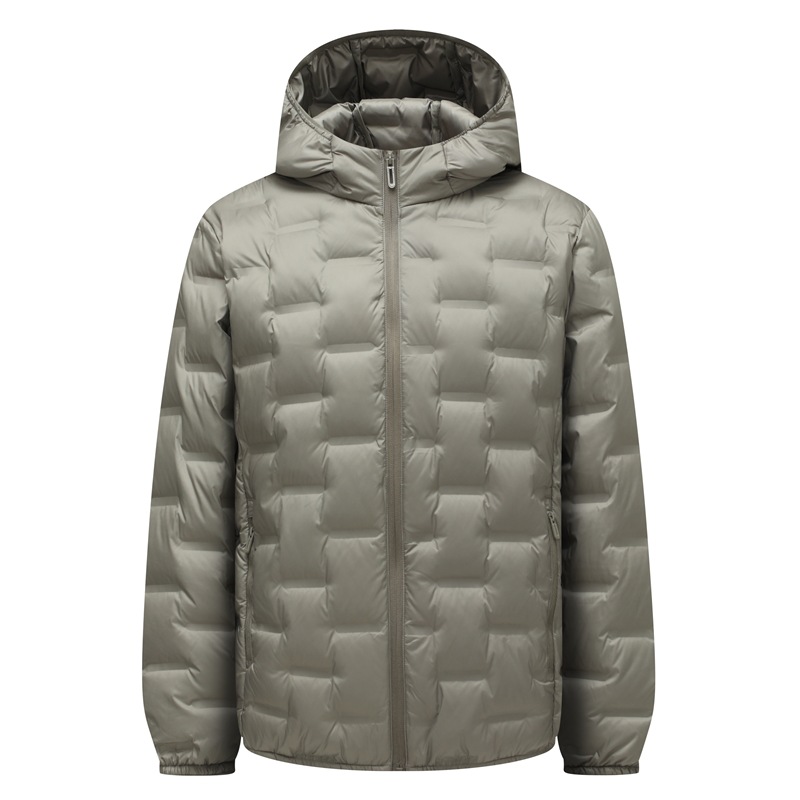 主推】秋冬季新款绒子含量90%轻薄羽绒服连帽休闲外套