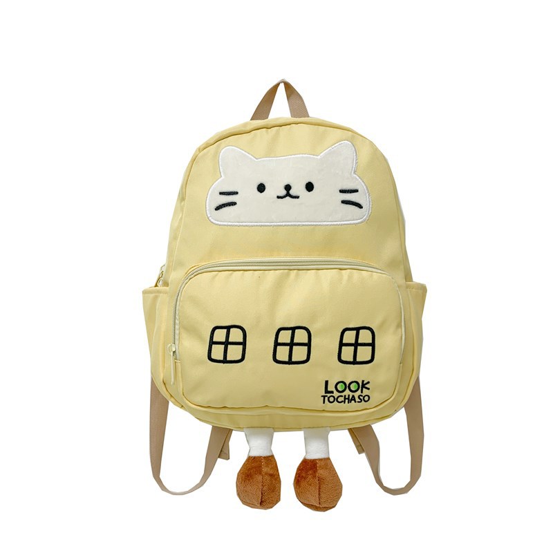 Kindergarten mochila para bebés caricatura lindo gatito mochila para niños y niñas 2025 nuevo comercio exterior mochila para niños
